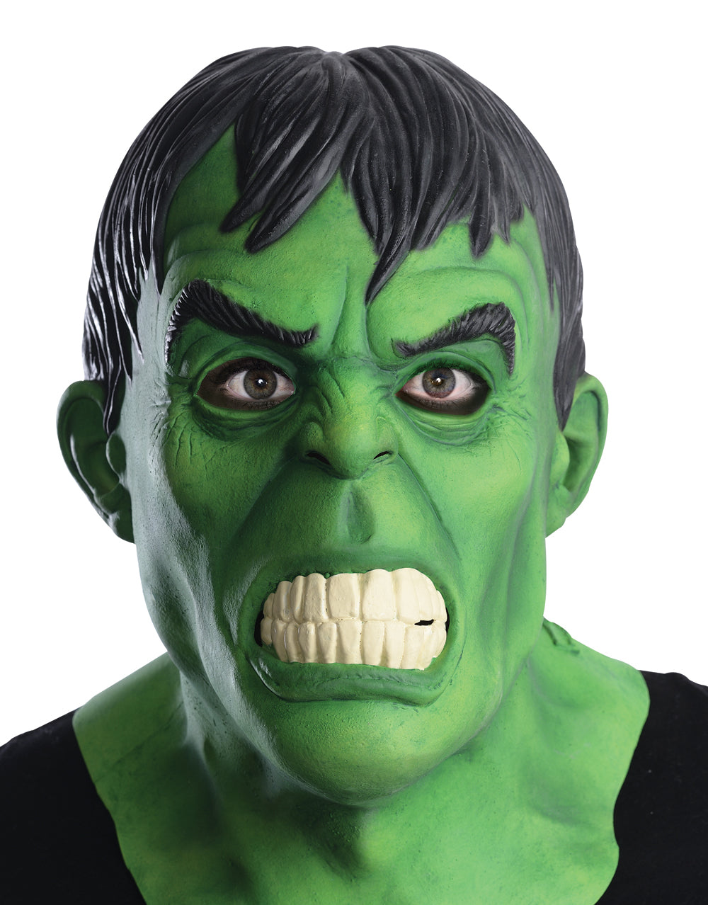 Marvel Comics Hulk deluxe latex mask costume accessory for adults.