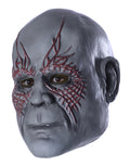 Guardians of the Galaxy Drax the Destroyer three quarter mask costume accessory for adults.