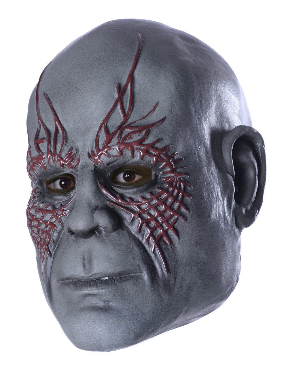 Guardians of the Galaxy Drax the Destroyer three quarter mask costume accessory for adults.
