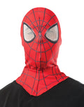 The Amazing Spider-Man fabric mask costume accessory for adults.