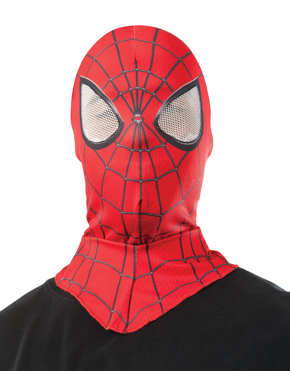 The Amazing Spider-Man fabric mask costume accessory for adults.