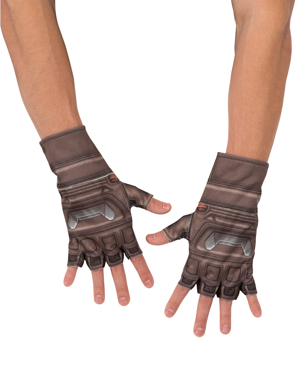 Avengers Age of Ultron Captain America gloves costume accessory for kids.
