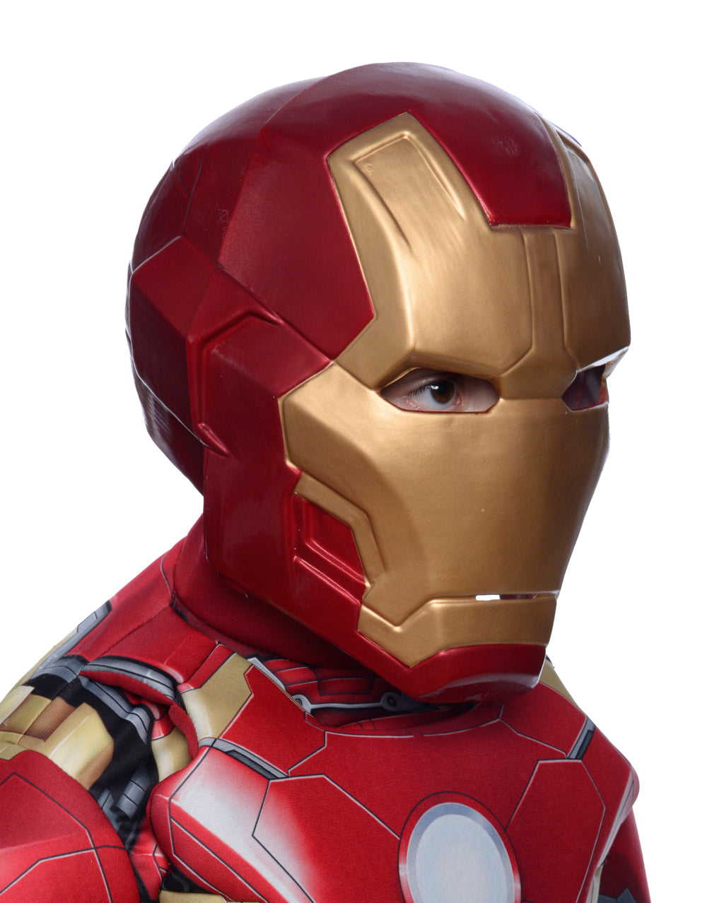 Avengers Age of Ultron Iron Man Mark 43 deluxe 2 piece mask costume accessory for kids.