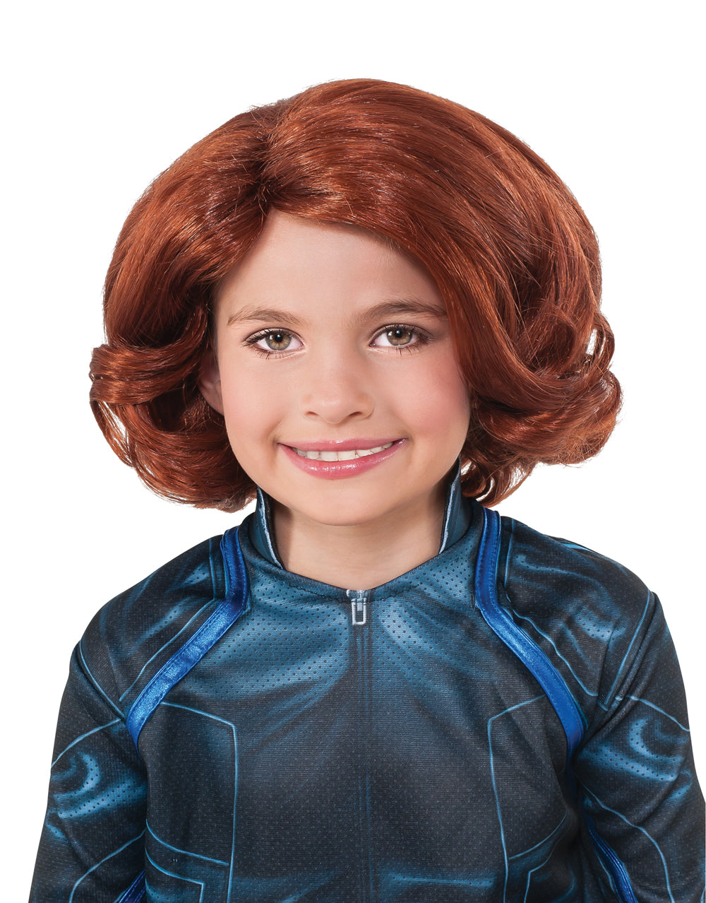 Avengers Age of Ultron Black Widow wig costume accessory for kids.