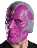 Avengers Age of Ultron Vision 3/4 mask costume accessory for adults.