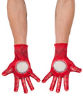 Avengers Age of Ultron Iron Man Mark 43 gloves costume accessory for adults.