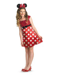 Disney Minnie Mouse tween red costume for kids.