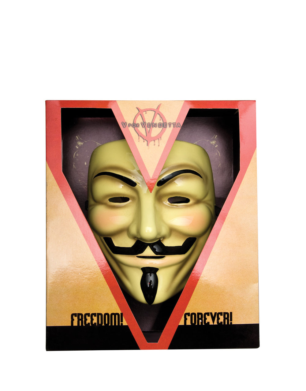 V for Vendetta deluxe mask costume accessory for adults.