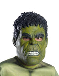 Avengers Infinity War Hulk three quarter mask costume accessory for adults.