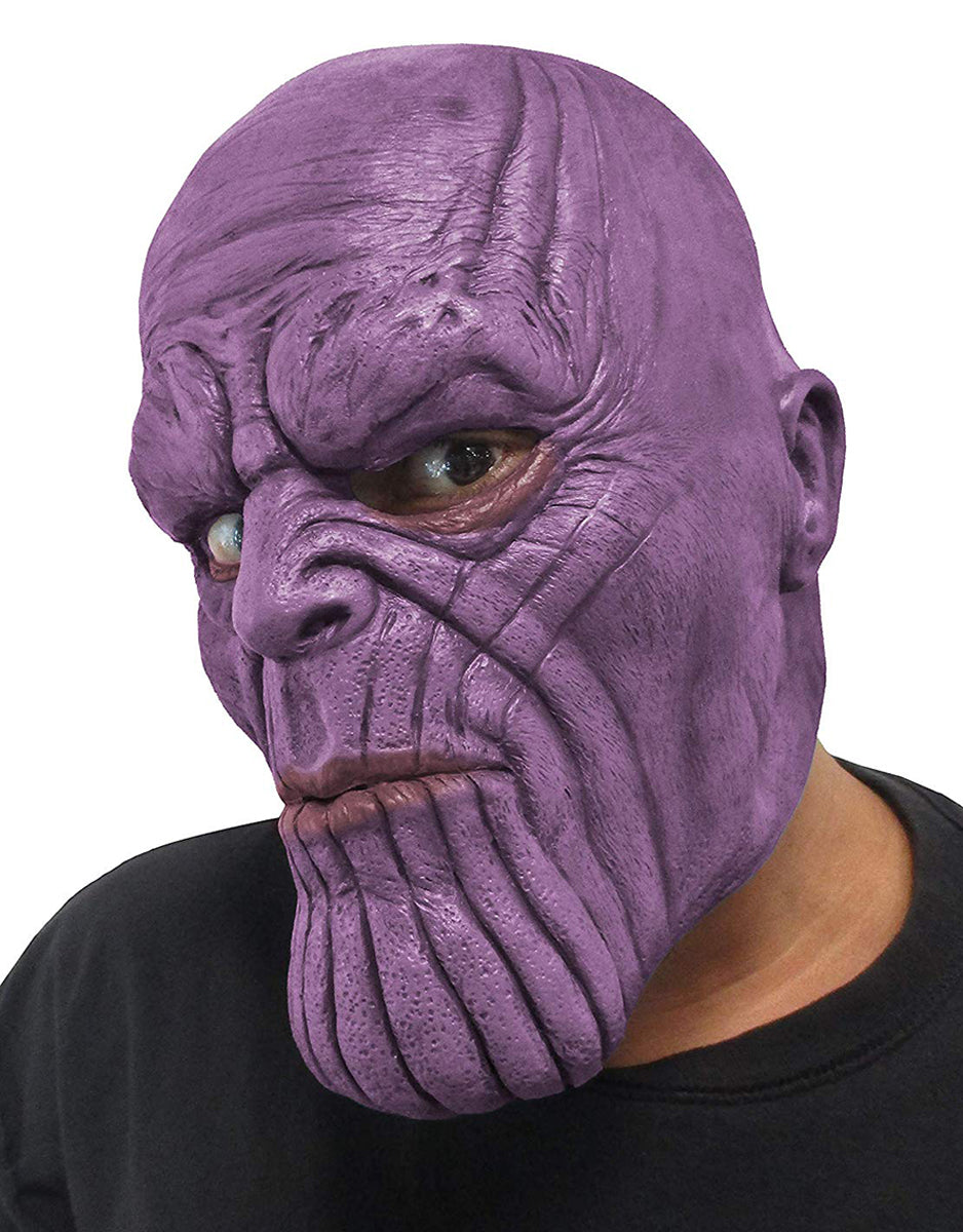 Avengers Infinity War Thanos three quarter mask costume accessory for kids.
