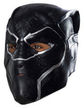 Black Panther three quarter vinyl mask costume accessory for kids.