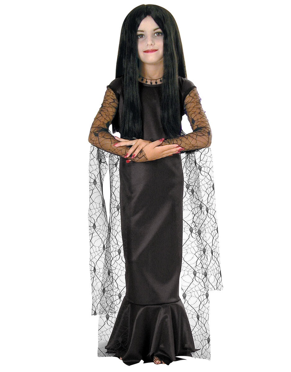 The Addams Family Morticia costume for kids.
