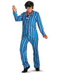 Austin Powers Carnaby Street suit deluxe costume for adults.