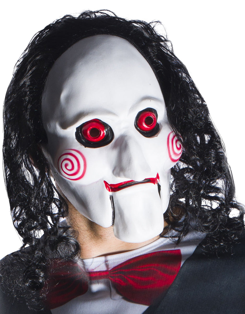 Saw Billy half mask costume accessory for adults.