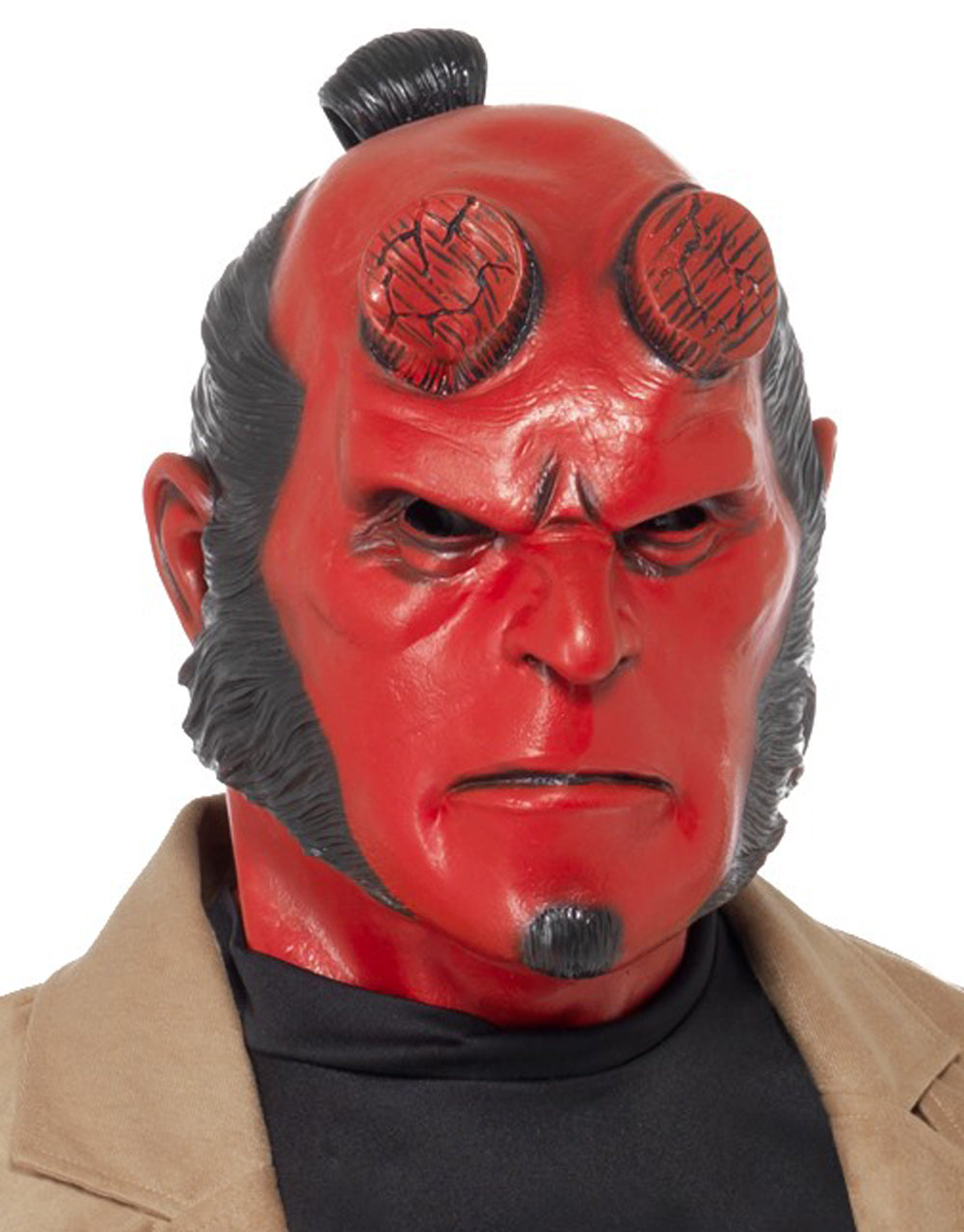 Hellboy mask costume accessory for adults.