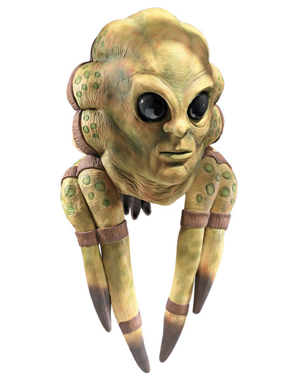 Star Wars Kit Fisto full overhead mask costume accessory for adults.