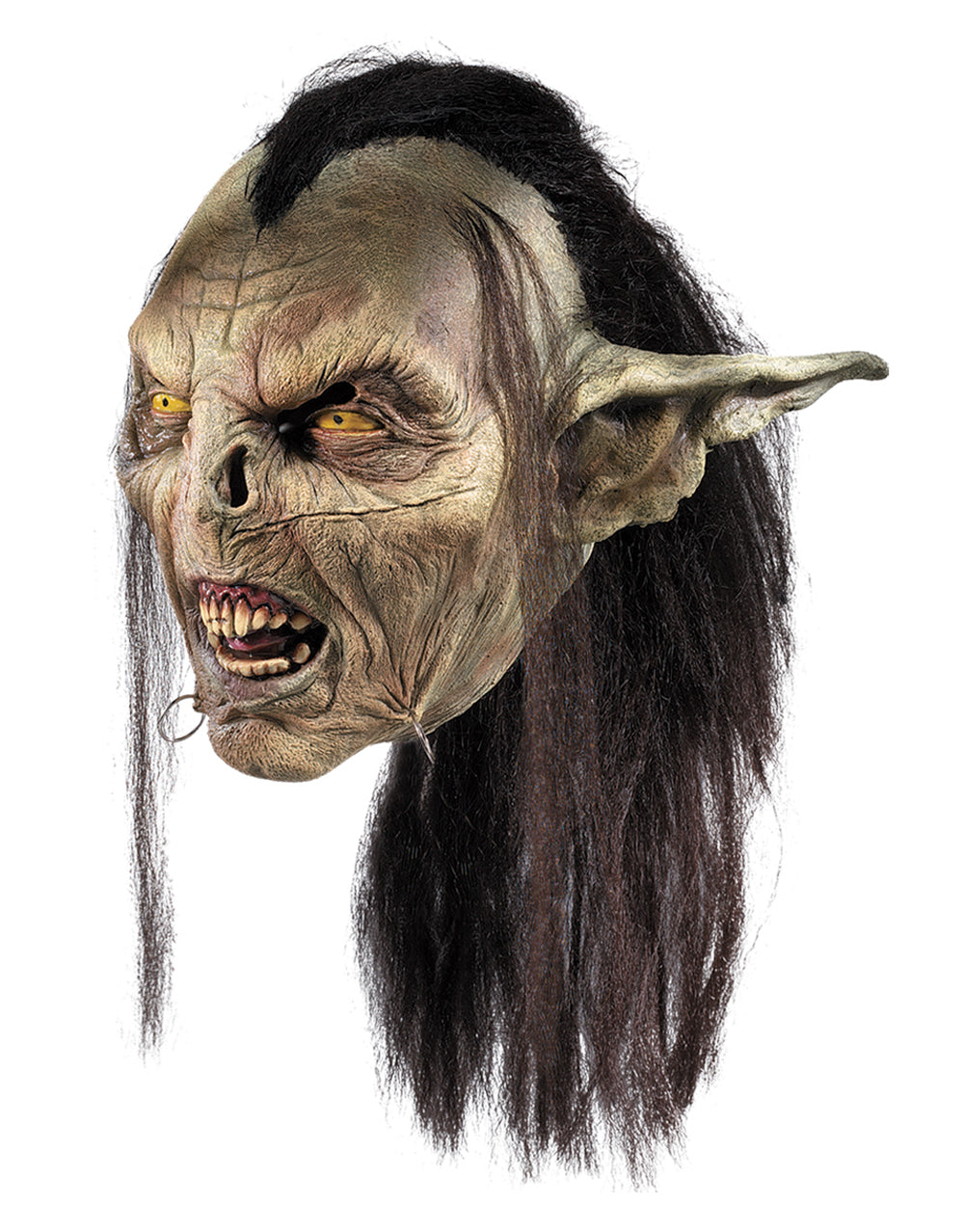 Lord of the Rings Moria Orc mask costume accessory for adults.