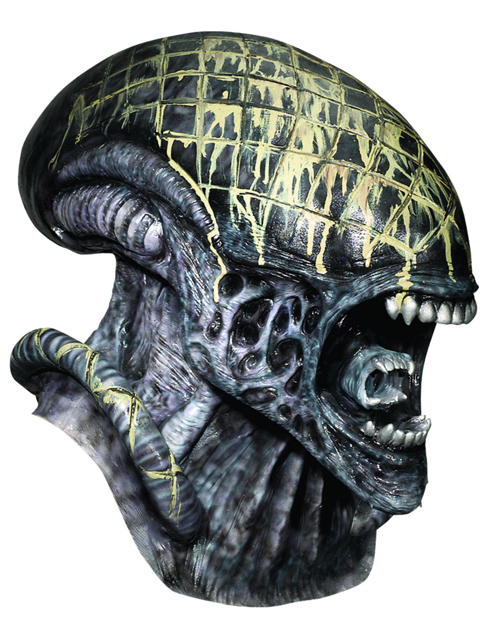 Alien vs. Predator mask costume accessory for adults.