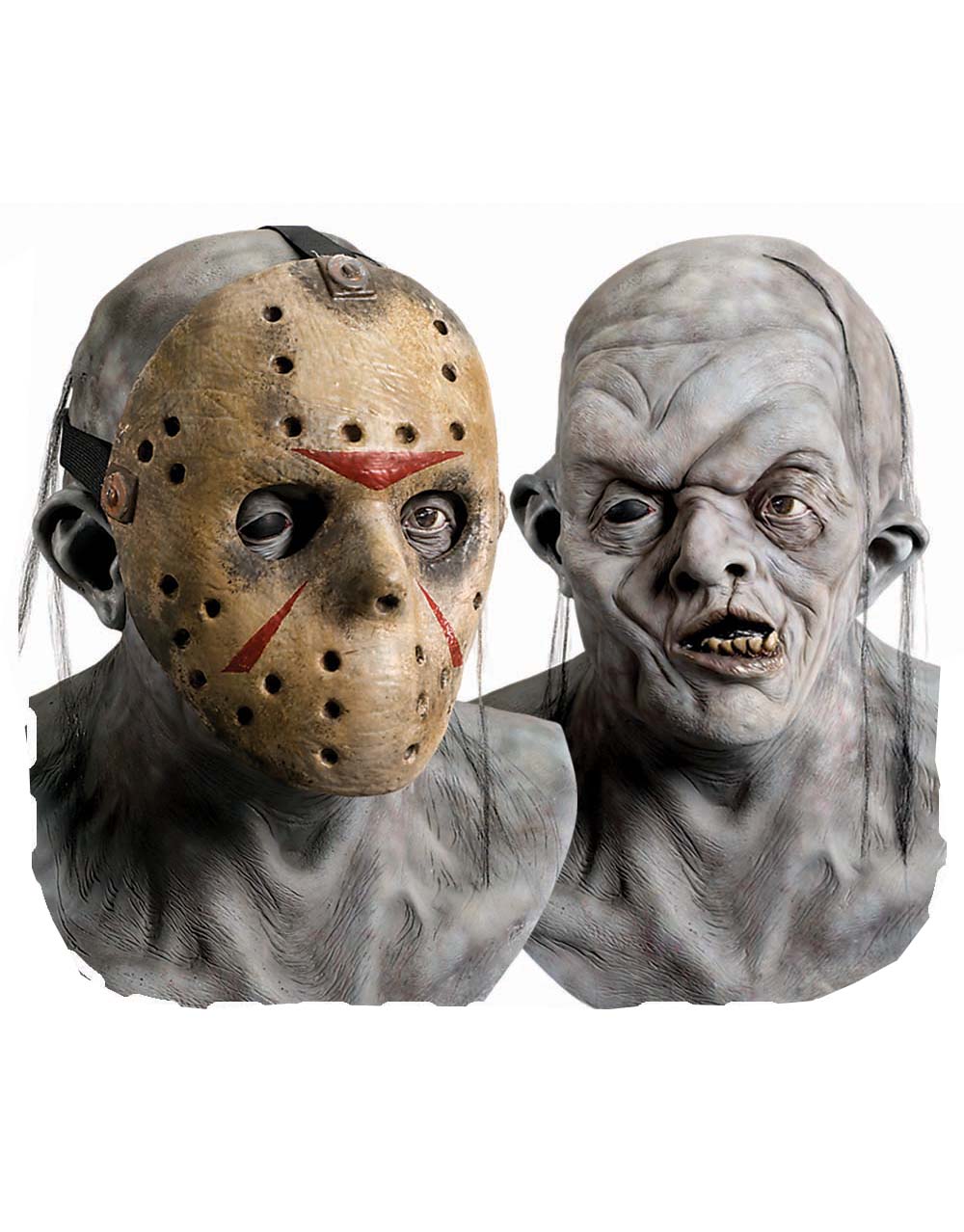 Friday the 13th Jason Voorhees full oversized mask costume accessory for adults.