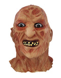 A Nightmare on Elm Street Freddy Krueger full mask costume accessory for adults.