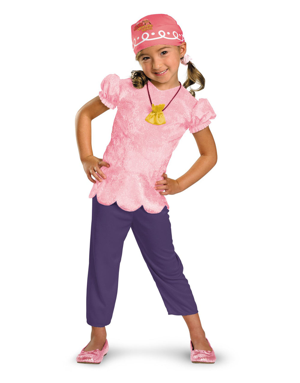 Jake and the Never Land Pirates Izzy classic costume for kids.