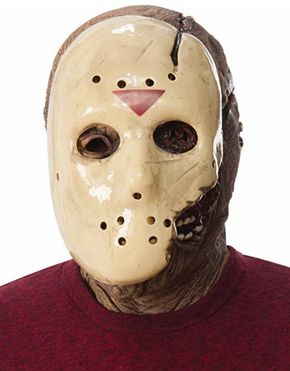 Friday the 13th Jason Voorhees full mask costume accessory for adults.