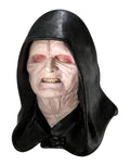 Star Wars Emperor Palpatine full overhead mask costume accessory for adults.