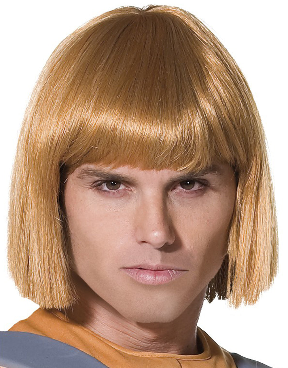 He-Man blonde wig costume accessory for adults.