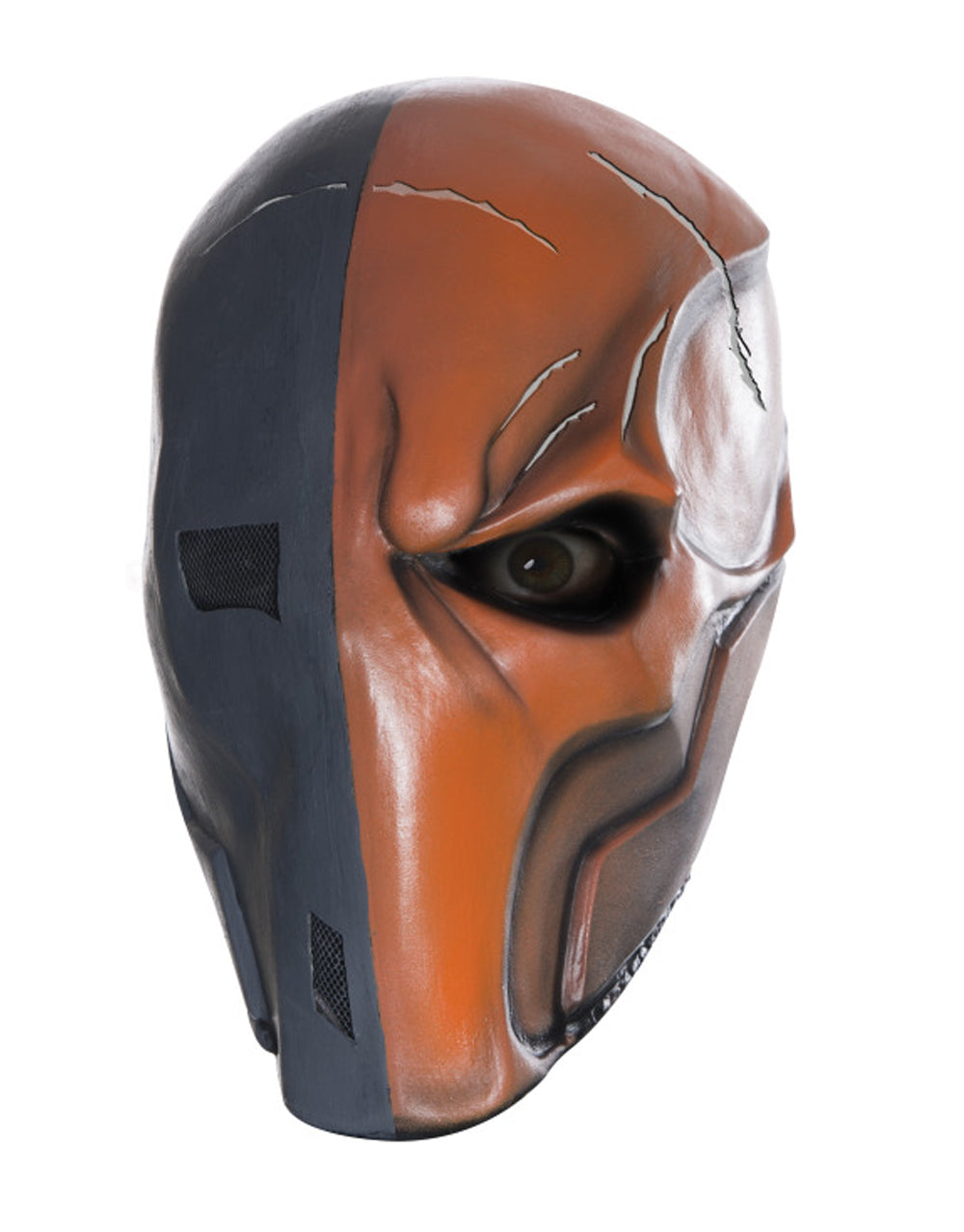 Arkham City Deathstroke mask costume accessory for adults.