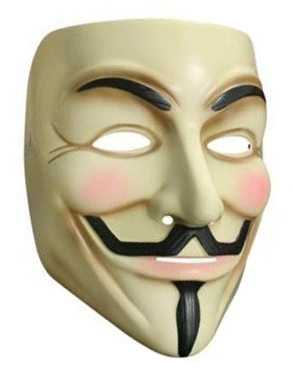 V for Vendetta mask costume accessory for adults.