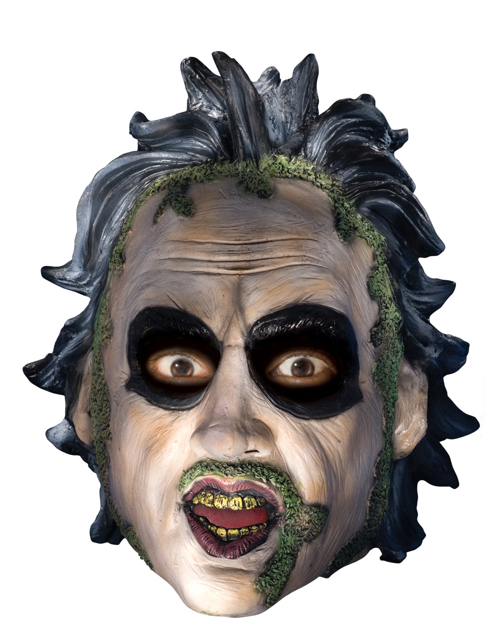 Beetlejuice mask costume accessory for adults.