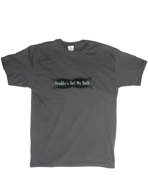 A Nightmare on Elm Street got my back graphic on a grey adult t-shirt.