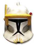 Star Wars Clone Trooper Commander Cody half face mask costume accessory for adults.