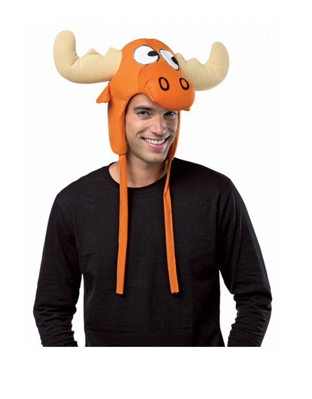Adventures of Rocky and Bullwinkle and Friends Bullwinkle hat costume accessory for adults.