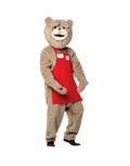 Ted apron costume accessory for adults.