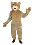 Ted bear jumpsuit costume for adults.
