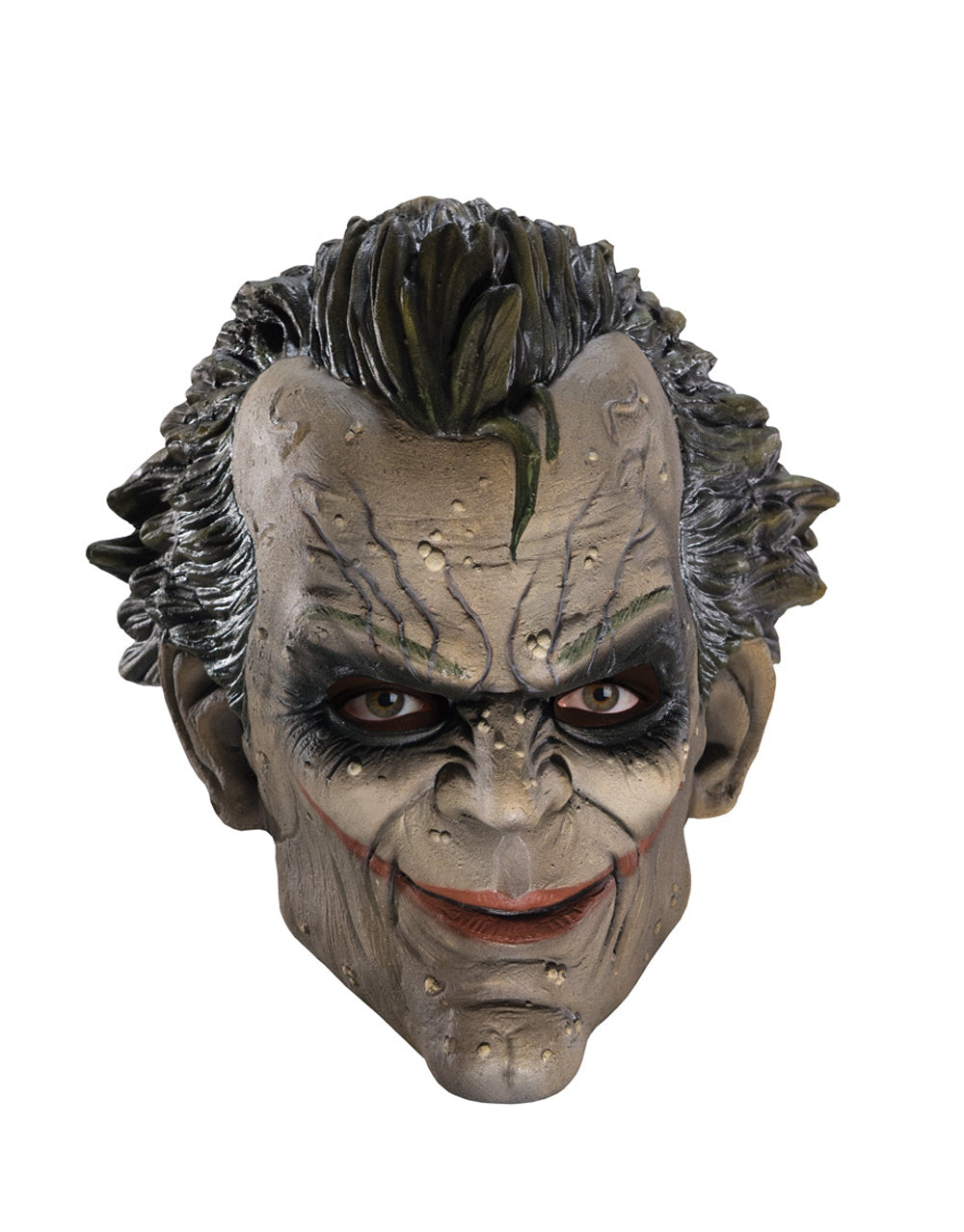 Arkham City Joker mask costume accessory for adults.