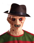 A Nightmare on Elm Street Freddy Krueger mask hat costume accessory for adults.