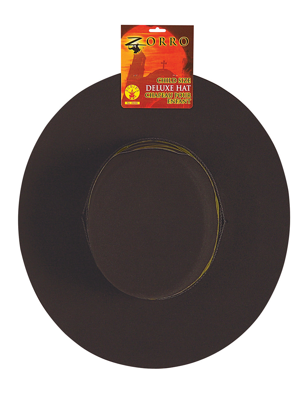 Zorro hat costume accessory for kids.
