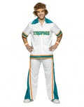 Semi-Pro Jackie Moon warm-up suit costume for adults.