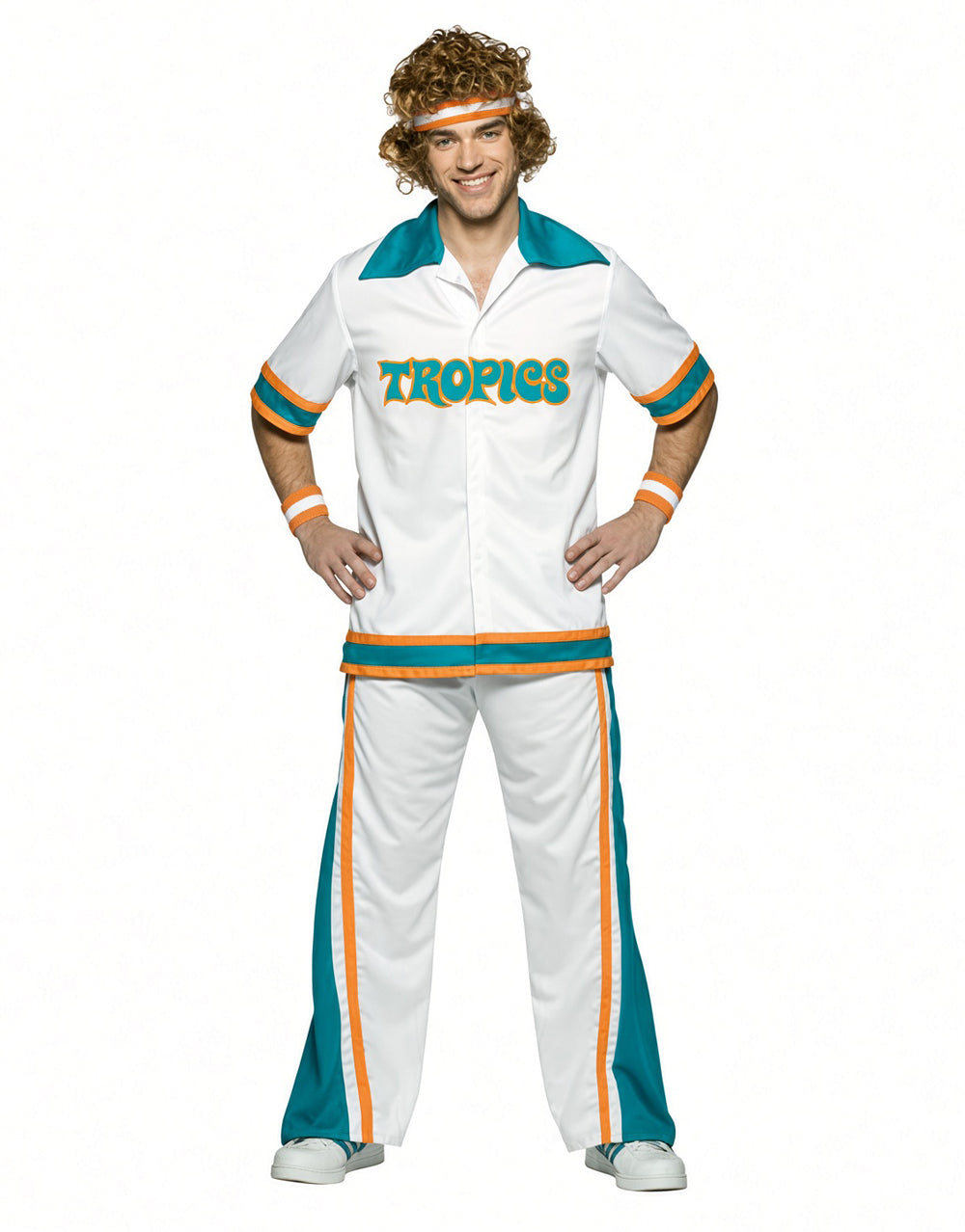 Semi-Pro Jackie Moon warm-up suit costume for adults.