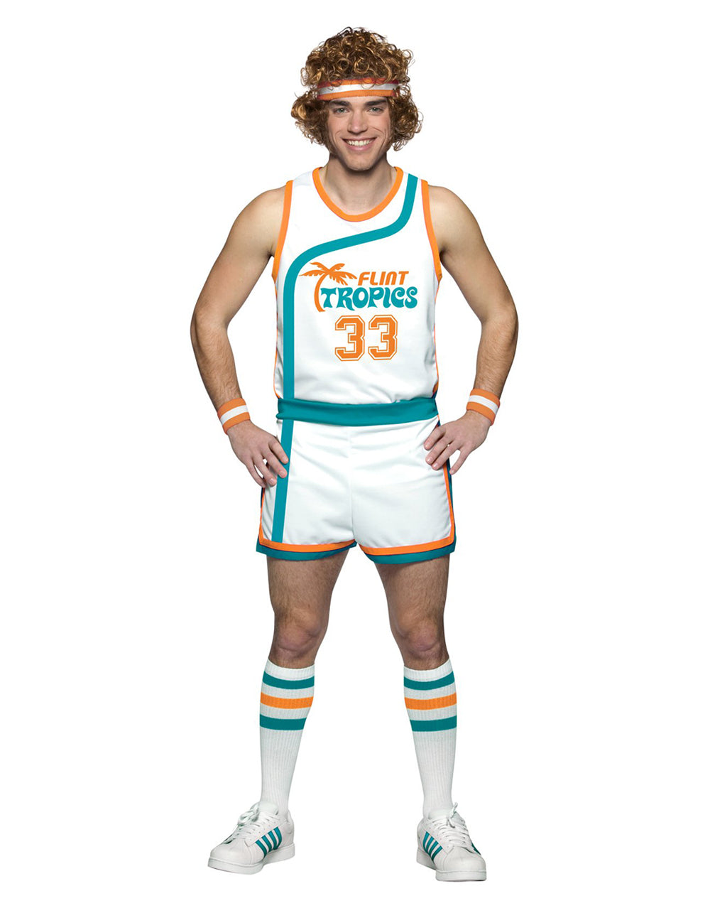 Semi-Pro Jackie Moon uniform costume for adults.