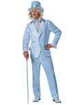 Dumb & Dumber Harry blue tuxedo costume for adults.