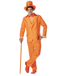 Dumb & Dumber Lloyd orange tuxedo costume for adults.