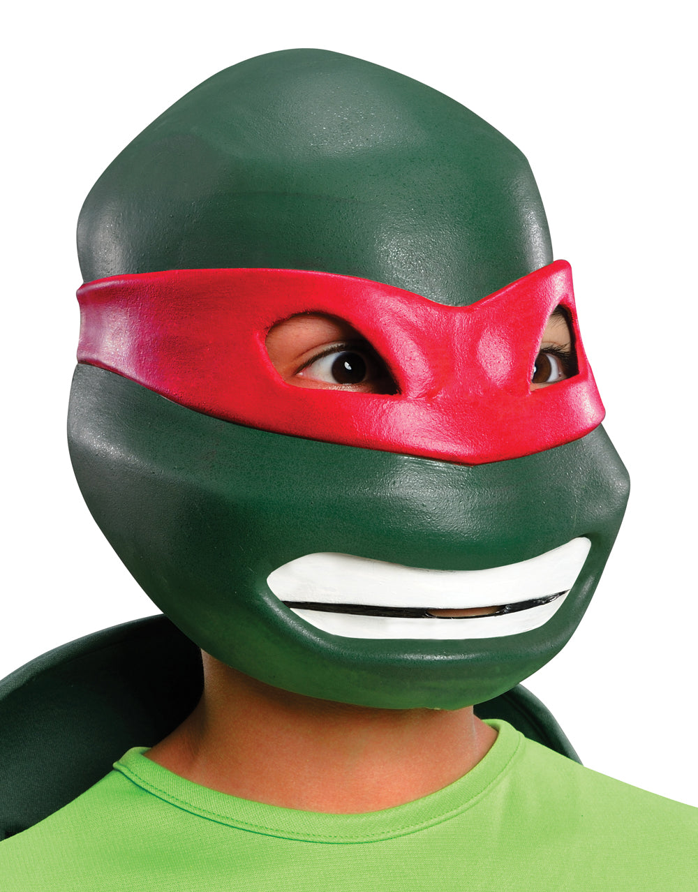 Teenage Mutant Ninja Turtles Raphael 3/4 vinyl mask costume accessory for kids.