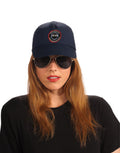 Top Gun embroidered patch cap costume accessory for adults.