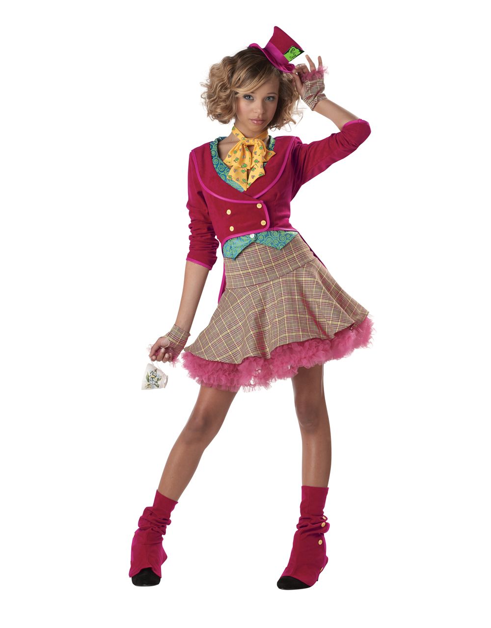 Mad Hatter junior teen costume for kids.