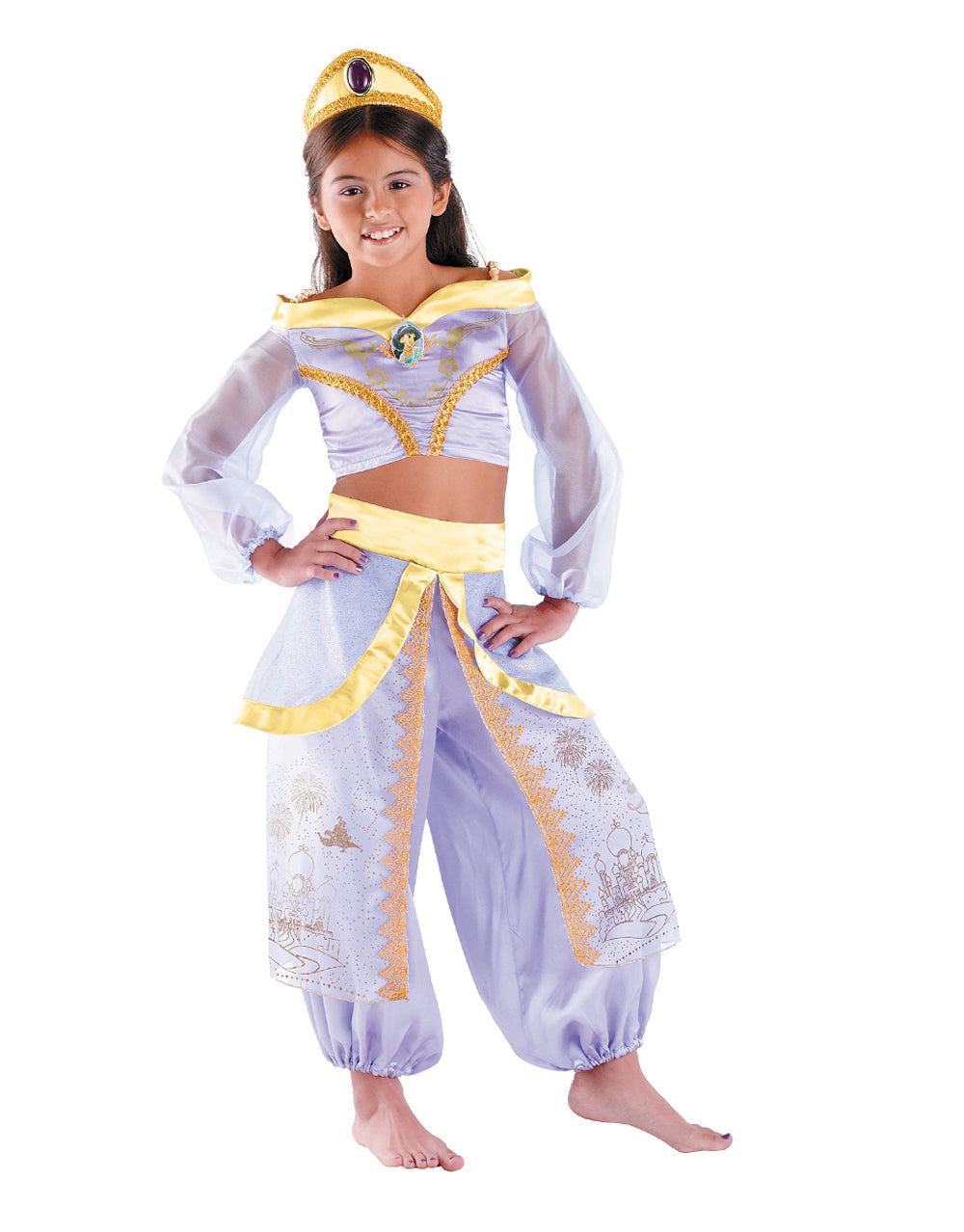 Aladdin Jasmine prestige costume for kids.