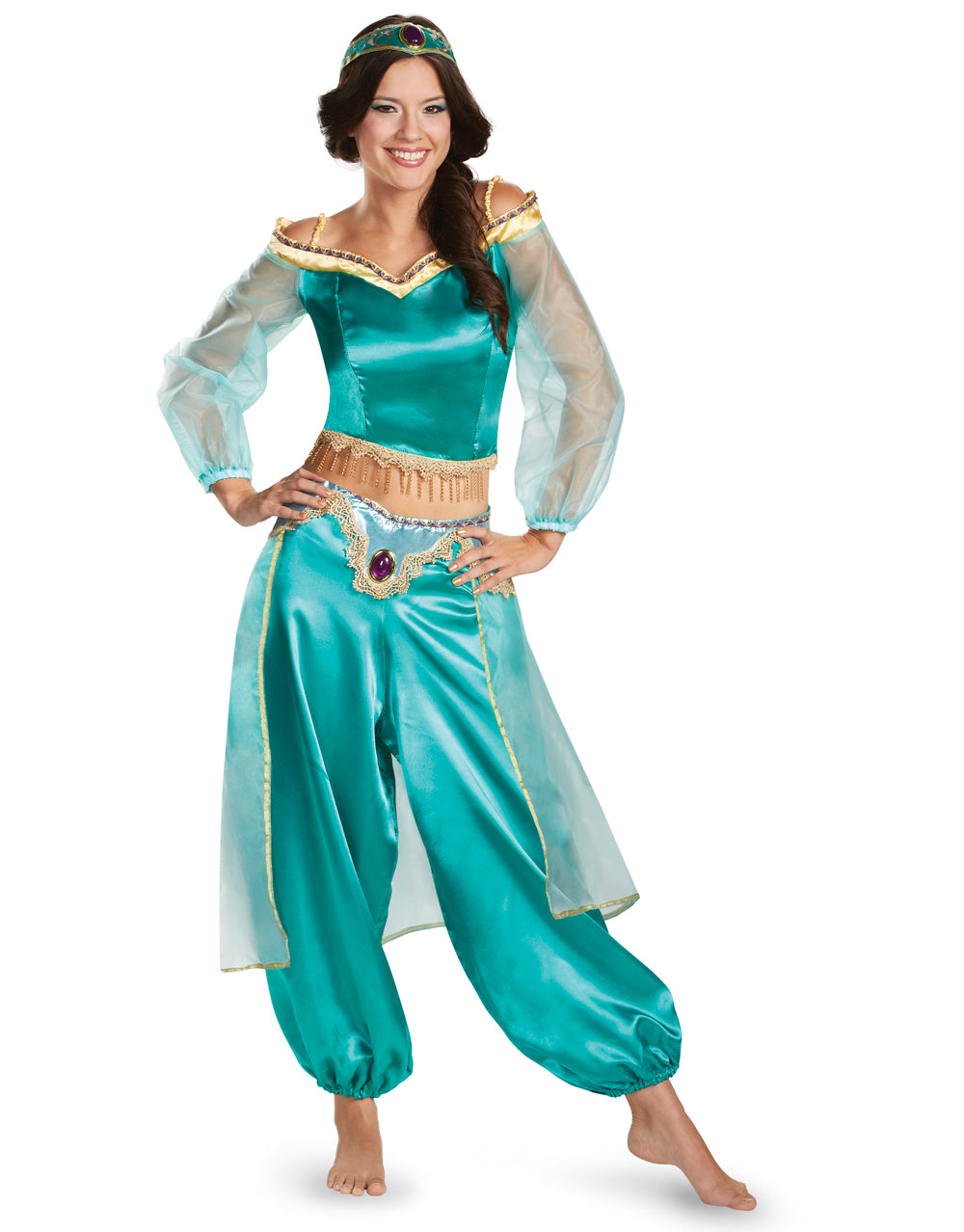 Aladdin Jasmine prestige costume for women.