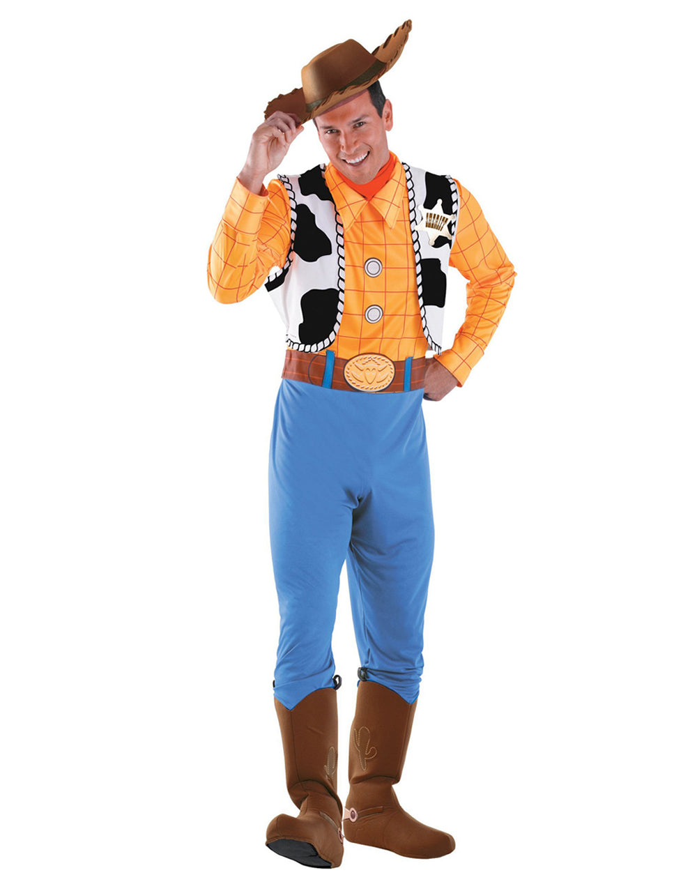 Toy Story Woody deluxe costume for adults.
